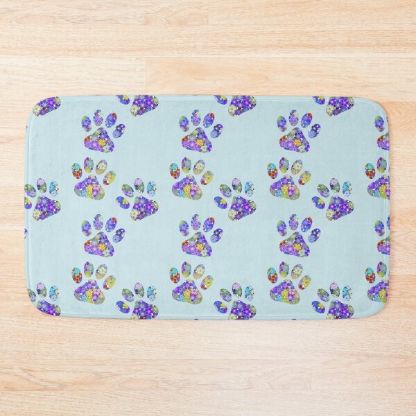 Item preview, Floral Japanese paw, cats and dogs designed and sold by BeCoolArt.