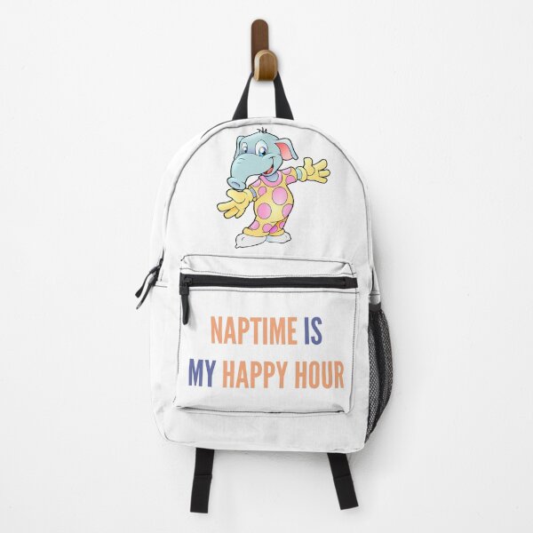 Item preview, Naptime is my happy hour / cute elephant in pajamas in pastels designed and sold by portrait4you.