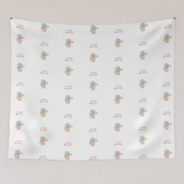 Item preview, Naptime is my happy hour / cute elephant in pajamas in pastels designed and sold by portrait4you.
