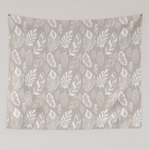 Item preview, Beige Feather Pattern designed and sold by thelustrous.
