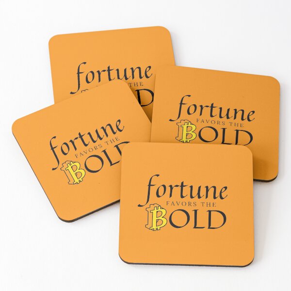 Item preview, Bitcoin Fortune Favors The Bold Crypto Investor designed and sold by ravishdesigns.