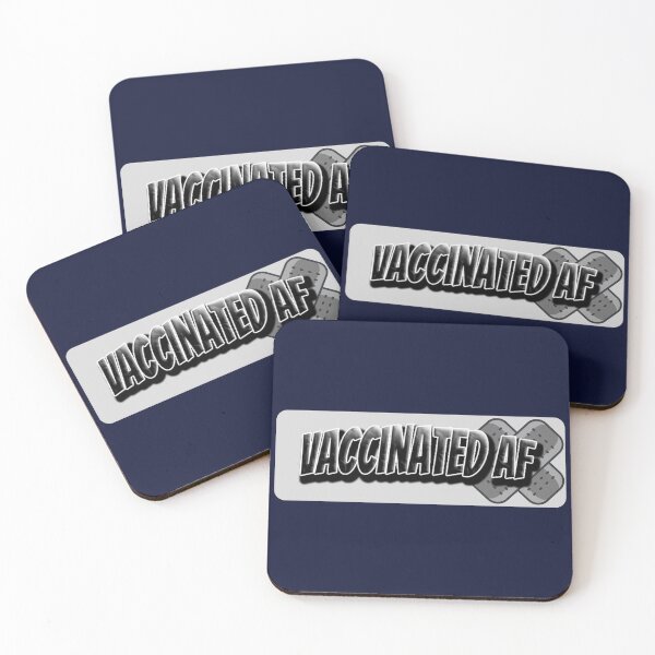Item preview, Vaccinated AF, Bandage style designed and sold by Yellowsprint.