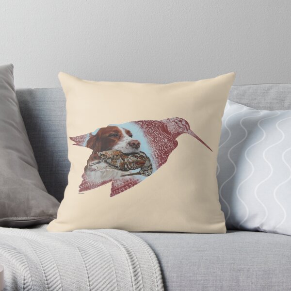Ésprit bécasse par Sab Arts Coussin