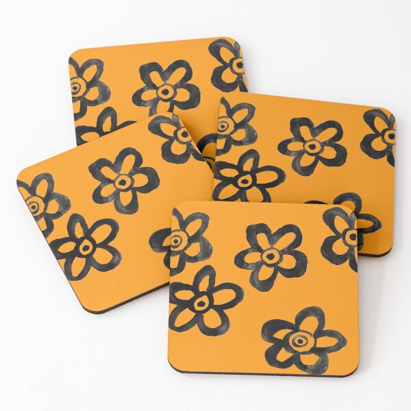 Item preview, Black and white simple flower design designed and sold by Lemontreeart63.
