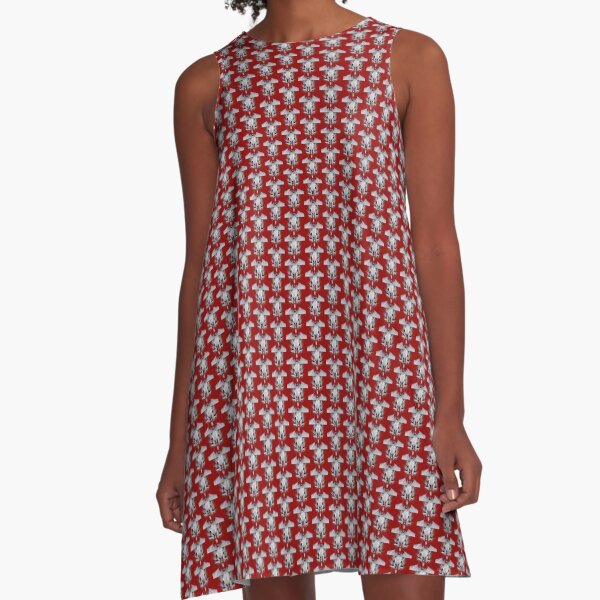 Bursting With Ideas A-Line Dress