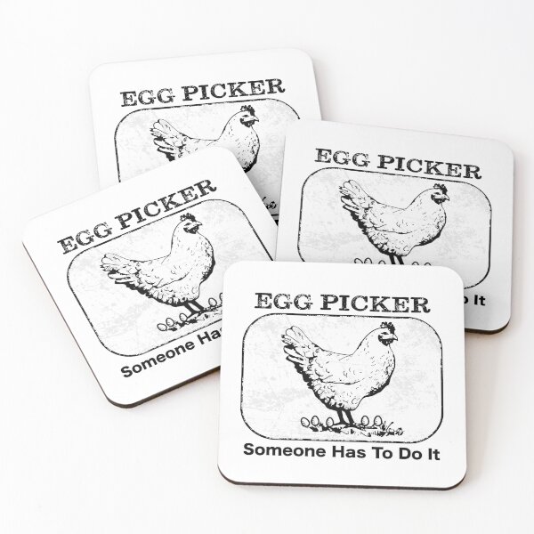 Item preview, Chicken Farm Egg Picker Black designed and sold by Eduardo Tavares.