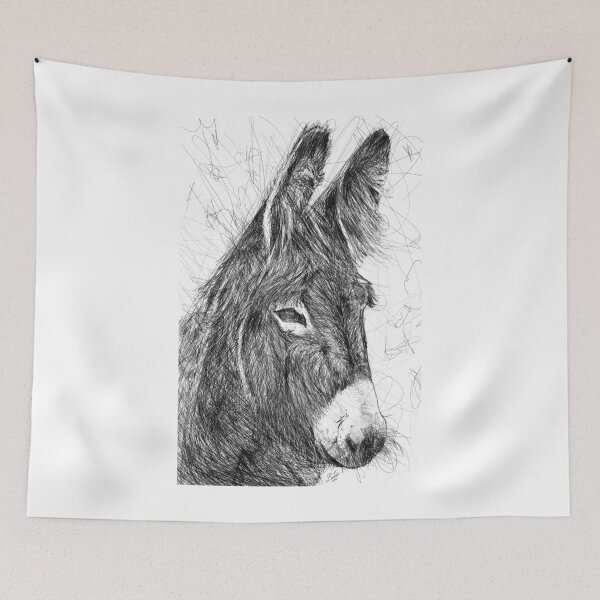 Item preview, DONKEY pencil portrait .3 designed and sold by lautir.