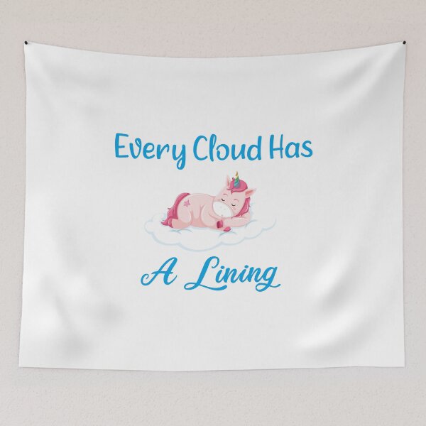 Item preview,  Every Cloud Has a  Lining , cool Inspiration Quote, Gifts For family designed and sold by DANT-shirts.