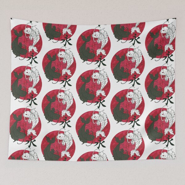 Item preview, Koi carp and red moon designed and sold by AbinSur99.