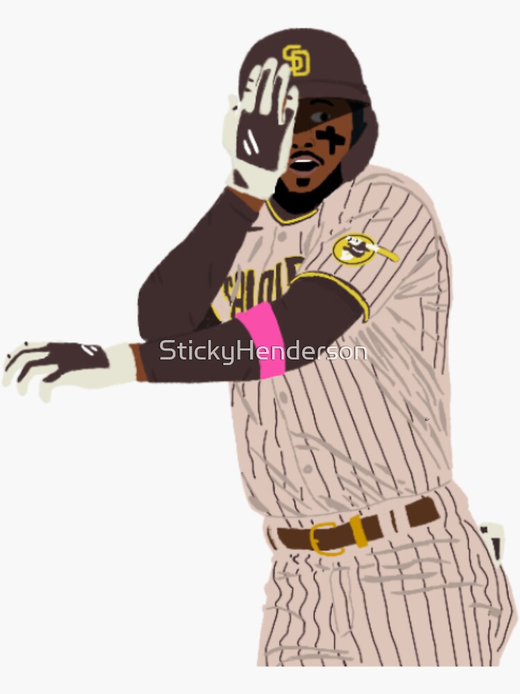 Tatis Jr Jersey Sticker for Sale by cocreations