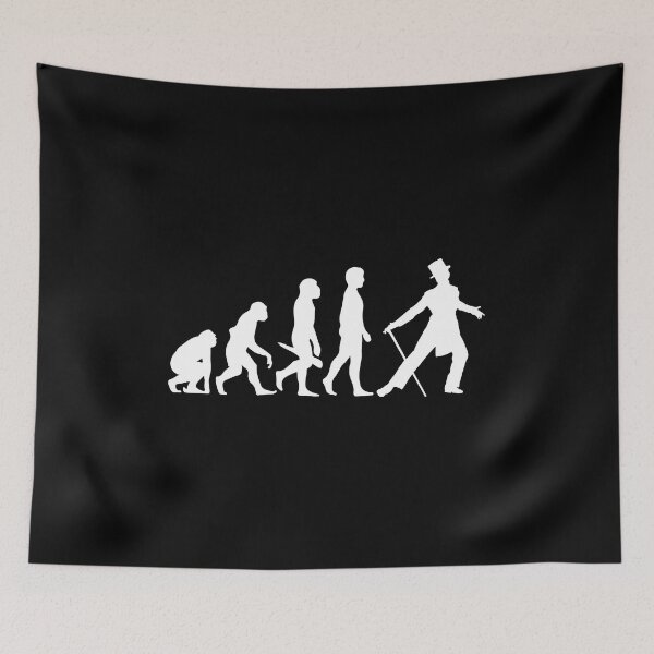Item preview, Funny Tap dancing gift -  tap dancer evolution man 3 | tap dance related gifts, tap dance student gift, tap dance teacher designed and sold by TAP-DANCE-ART.