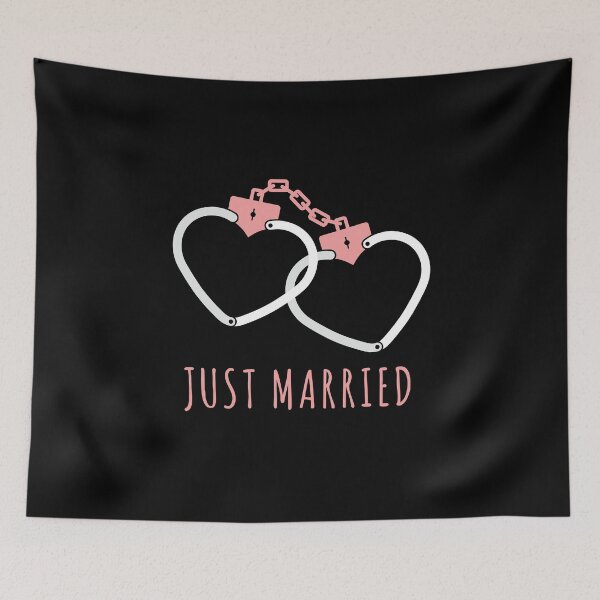 Item preview, Proud Prison Wife, Just Married Inmate, Heart Handcuffs designed and sold by Maria Garcia.