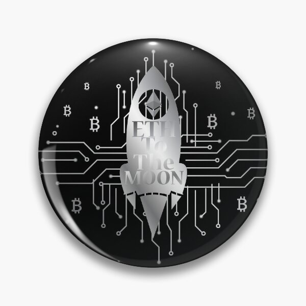 Item preview, Blockchain Cryptocurrency ETH to the Moon, HODL IT designed and sold by ARTsPlural.