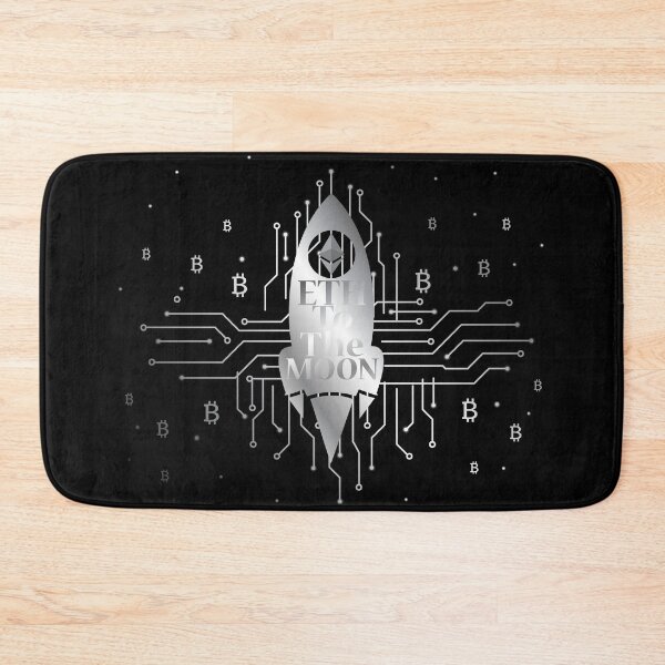 Item preview, Blockchain Cryptocurrency ETH to the Moon, HODL IT designed and sold by ARTsPlural.
