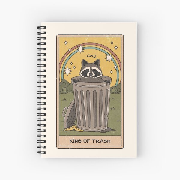 King of Trash Spiral Notebook