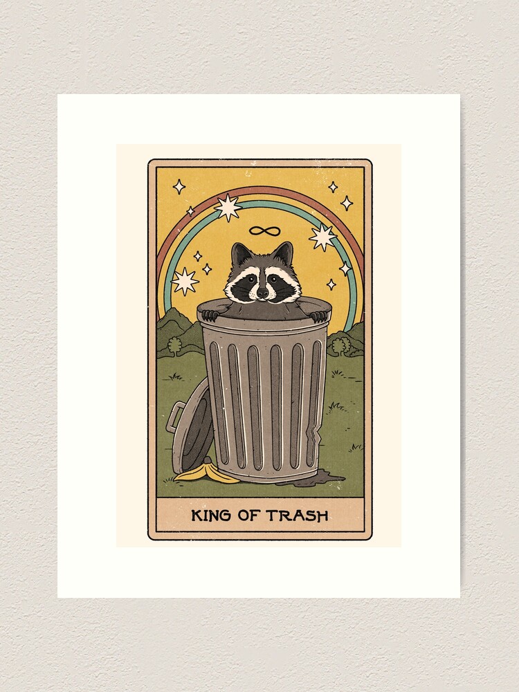 Thumbnail 2 of 3, Art Print, King of Trash designed and sold by thiagocorream.
