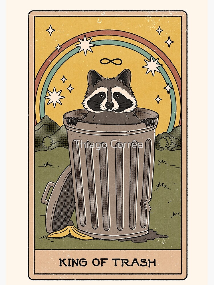 Thumbnail 3 of 3, Art Print, King of Trash designed and sold by thiagocorream.