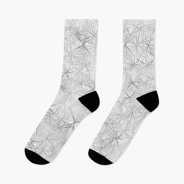 Item preview, Geometric, Pattern, Shapes, Lines, Modern,  Abstract, Art, Meshwork - Gray on No Color designed and sold by LucidLounger.