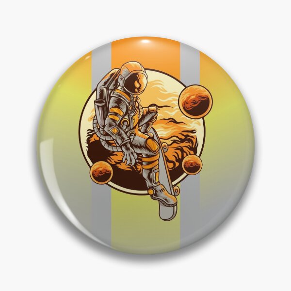 Aperçu de l'œuvre Spaceman Tang, alias Spaceman Orange créée et vendue par GamerGeekMedia.