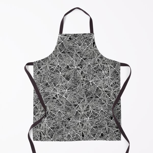 Item preview, Geometric, Pattern, Shapes, Lines, Modern, Abstract, Art, Meshwork - Gray on Black designed and sold by LucidLounger.