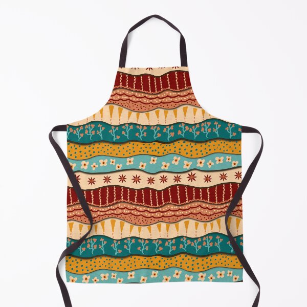 Item preview, Wavy folk art stripes designed and sold by sueshorman.