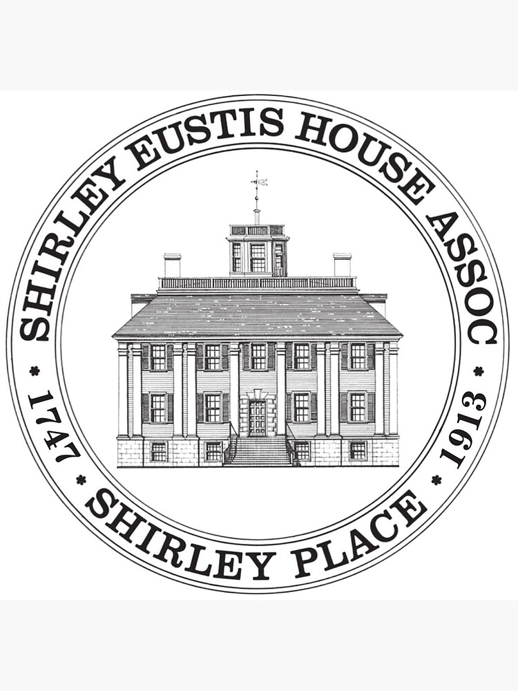 Thumbnail 3 of 3, Sticker, Shirley-Eustis House Association Logo designed and sold by Shirley-Eustis.