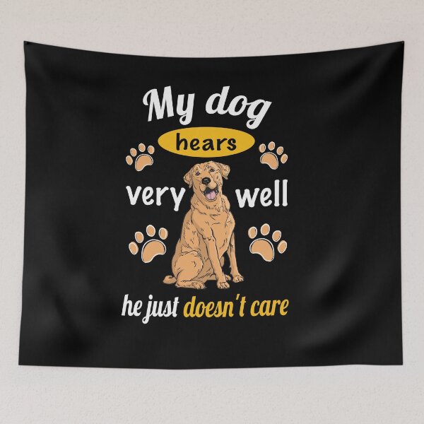 Item preview, Cute dog design dog listens well dog sports designed and sold by DesignbyManthey.
