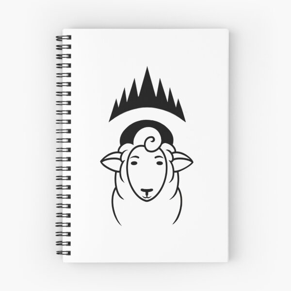 Item preview, All the King’s Sheep Official Logo —black & white designed and sold by Sophia Frederick.