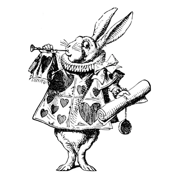 Artwork thumbnail, White Rabbit by HorizonDesignz
