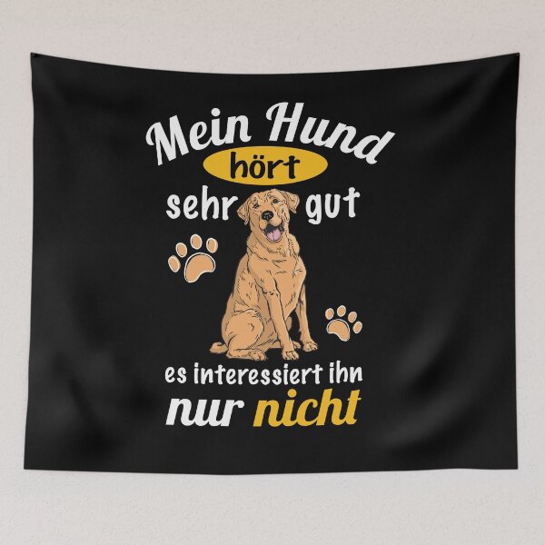 Item preview, Cute dog design dog listens well dog sports designed and sold by DesignbyManthey.