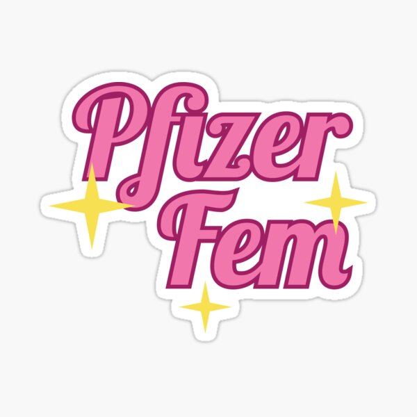 Pfizer Fem Sticker
