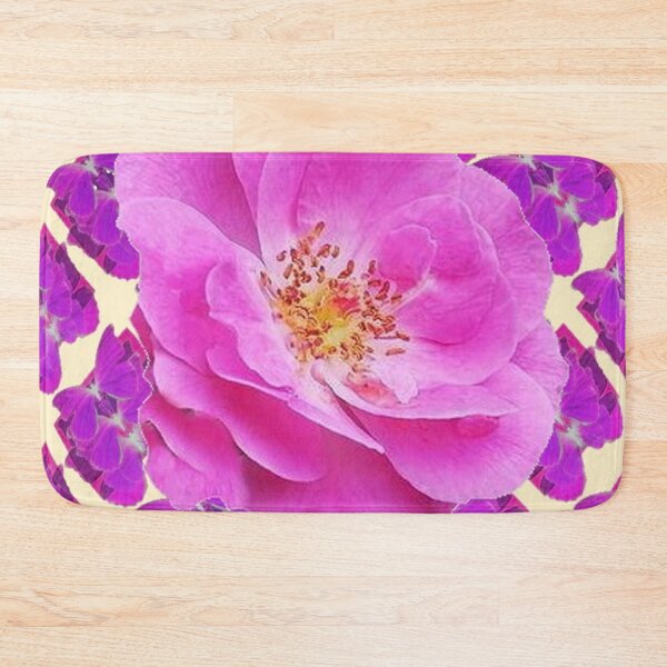 Item preview,  WILD FLOWERING PINK ROSE PURPLE ABSTRACT designed and sold by sharlesart.