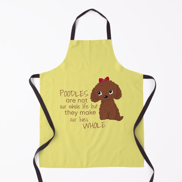 Item preview, Cute Red Toy Poodle Apricot Toy Poodle Poodles Are Not Our Whole Life But They Make Our Lives Whole designed and sold by Cat N' Doodles.