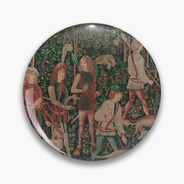 Item preview, Unicorn Hunt Medieval Art - Hunt Begins designed and sold by VintageArchive.