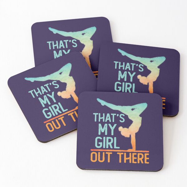 Item preview, Gymnastics Mom Dad That's My Girl Out There designed and sold by jaygo.