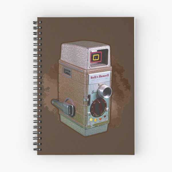 Item preview, Vintage 8MM Home Movie Cameras: Bell and Howell 8MM Home Movie Camera (Brown) designed and sold by GraffitiSoup.