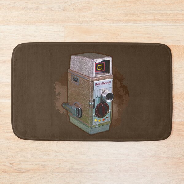 Item preview, Vintage 8MM Home Movie Cameras: Bell and Howell 8MM Home Movie Camera (Brown) designed and sold by GraffitiSoup.