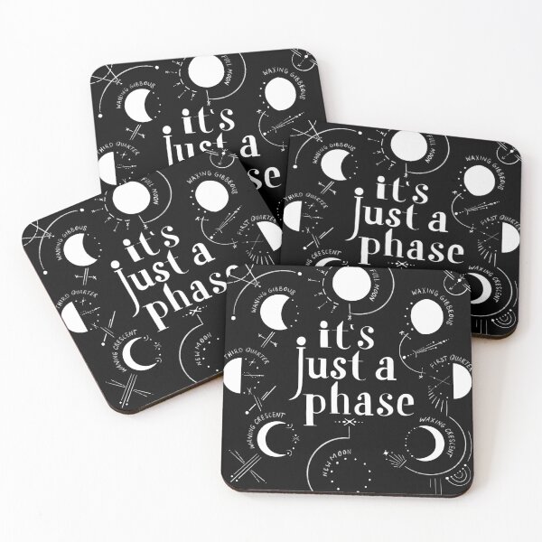 Item preview, It's Just a Phase - Black and White designed and sold by alyssastormes.