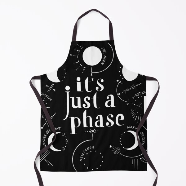 Item preview, It's Just a Phase - Black and White designed and sold by alyssastormes.