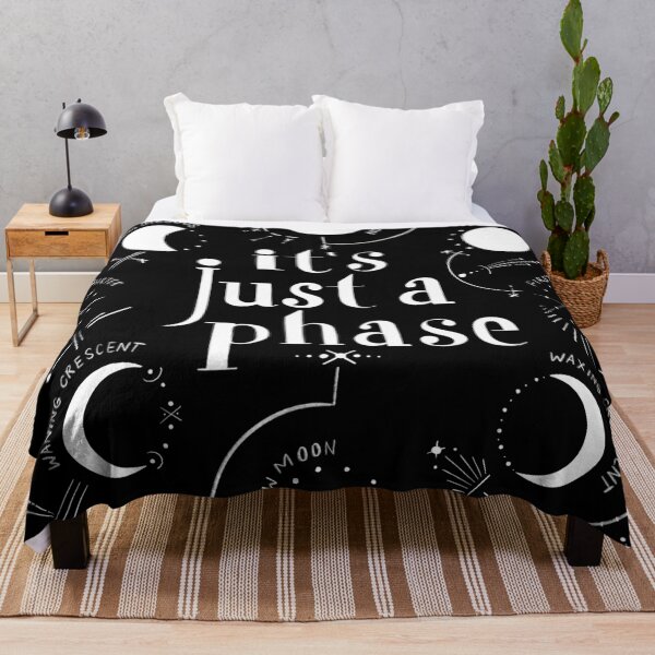 Item preview, It's Just a Phase - Black and White designed and sold by alyssastormes.
