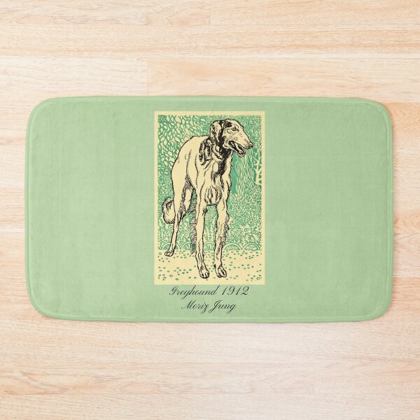Item preview, Greyhound 1912 Poster Illustration Moriz Jung Design designed and sold by EarthArtDesigns.