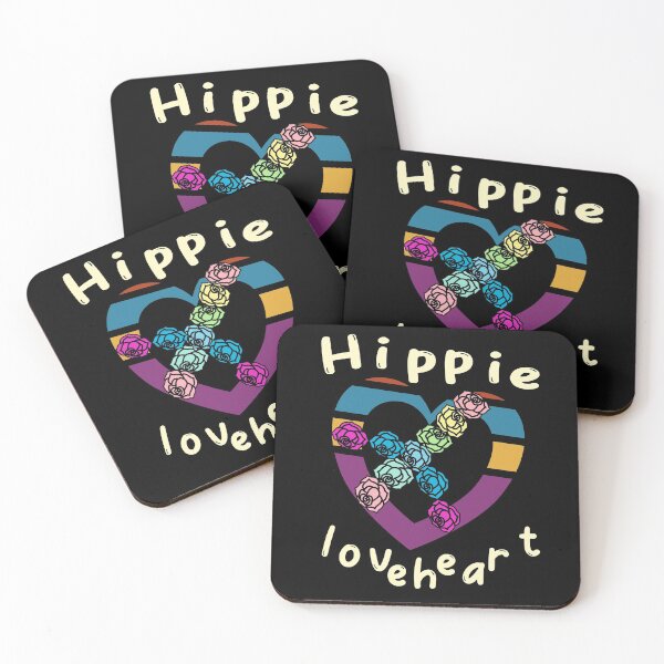 Item preview, Hippie loveheart, heart with roses peace sign. designed and sold by Bodino.
