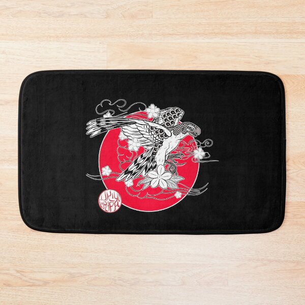 Item preview, Japanese falcon and cherry blossoms designed and sold by Ukiyograph.