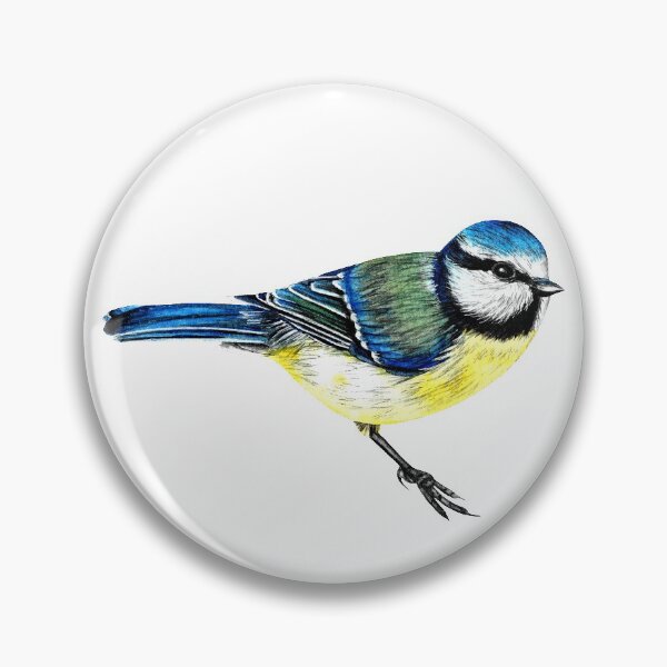 Item preview, Blue tit bird designed and sold by LorenDowding.