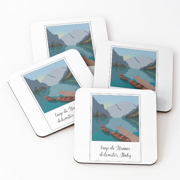 Item preview, Lago di Braies, the Dolomites in Italy polaroid designed and sold by Narniax.