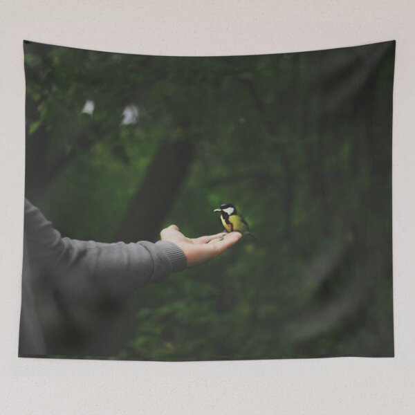 Item preview, Small Bird Hand Yellow Nature Animal  designed and sold by DanielCarvalho2.