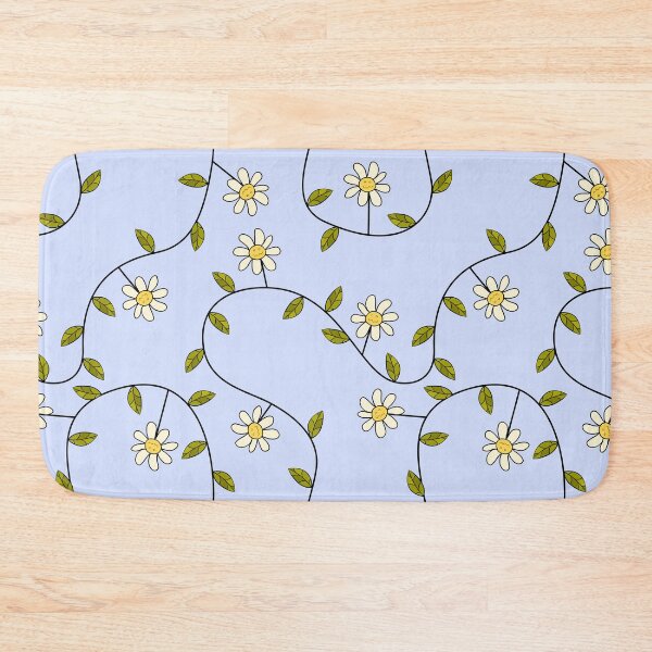 Item preview, Grumpy Flowers on Blue designed and sold by fogoosherie.
