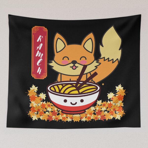 Item preview, Fox leaves ramen  designed and sold by Yellowsprint.