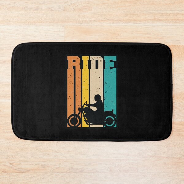 Item preview, Ride Retro Motorcycle Cruiser Silhouette Illustration designed and sold by hobrath.