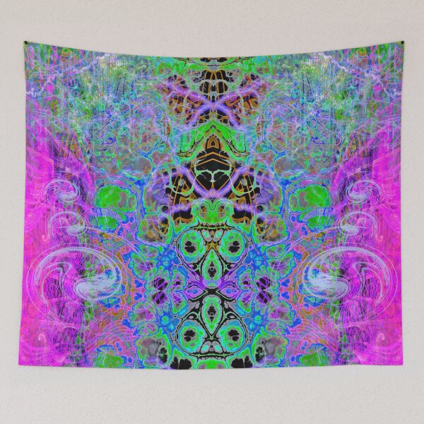 Item preview, Mental Radiation (abstract, psychedelic, symmetrical) designed and sold by Discordant Dreams Art.